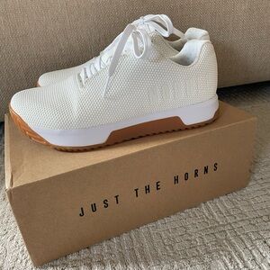 NOBULL White and Gum Sole Sneakers